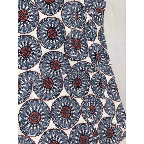 Banana Republic‎ Medallion Floral Printed Cuffed Chino Shorts Size 4 - Picture 9 of 9